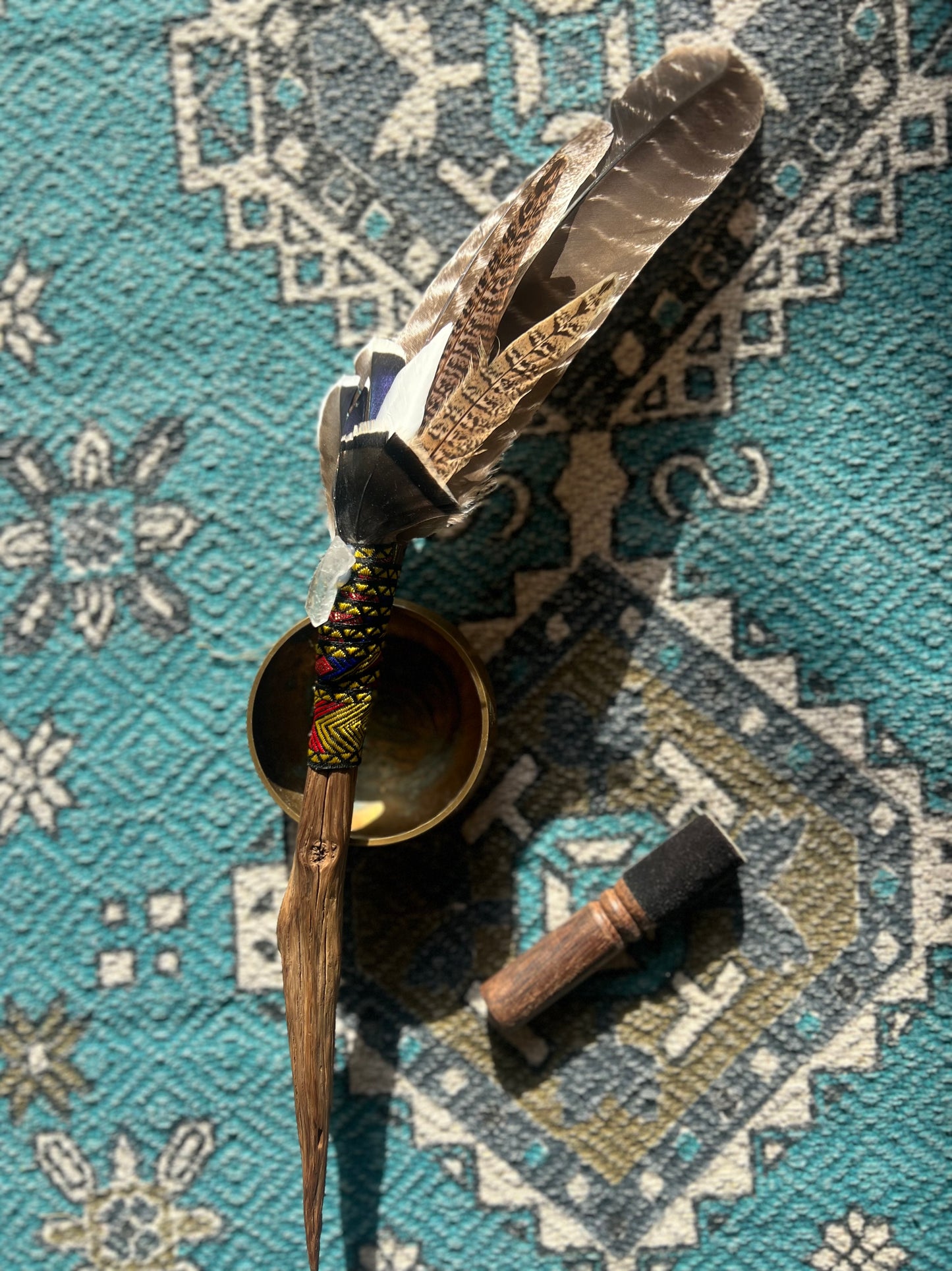 Aquarius Moon Smudge Wand  - Stags Horn
