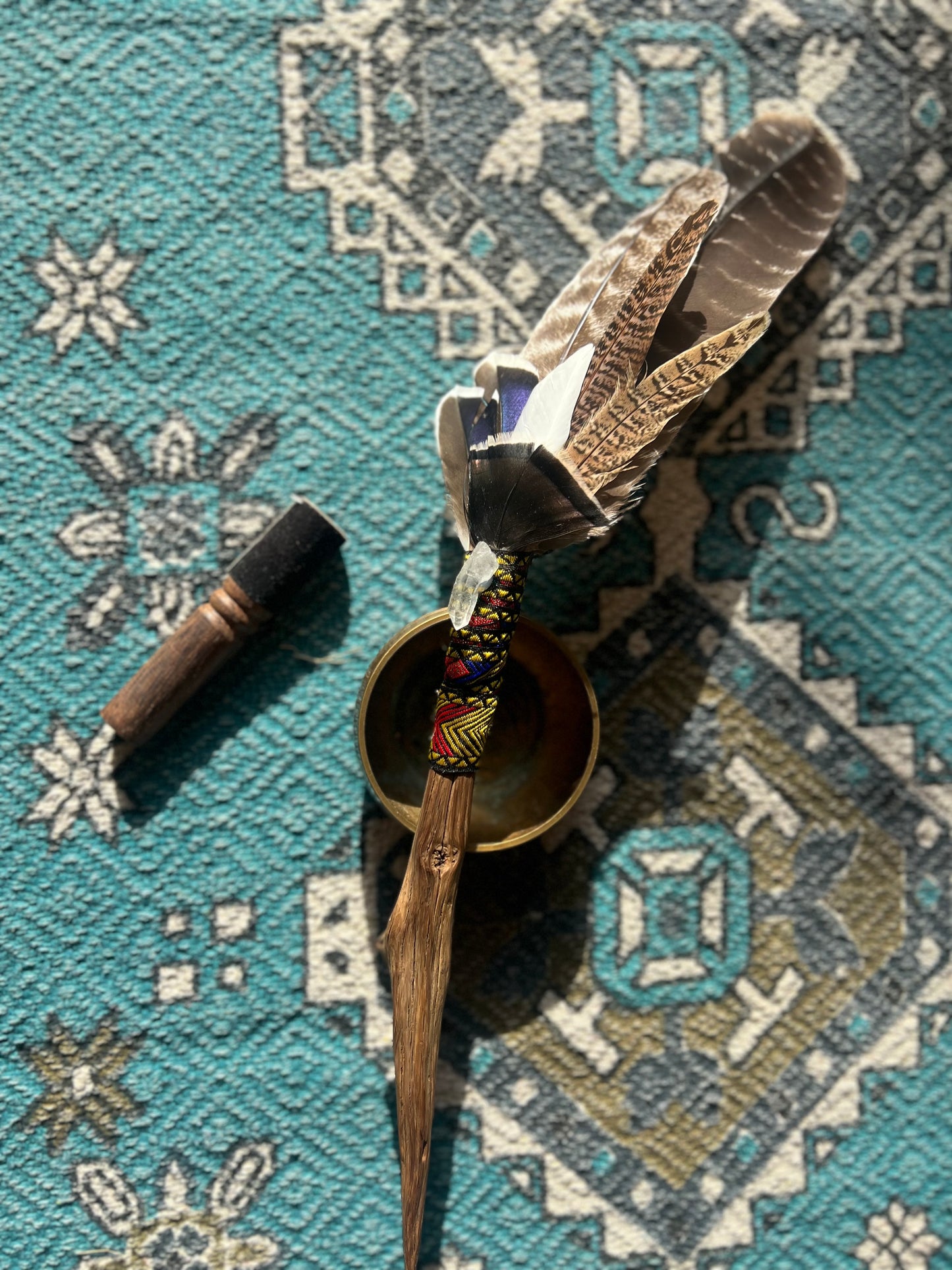 Aquarius Moon Smudge Wand  - Stags Horn